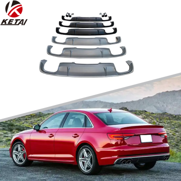 S-Line S4 Style Car Body Accessories Bumper diffuser untuk Audi A4 2016-2019