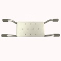 Silla de ducha portátil liviana con brazos de aluminio duraderos