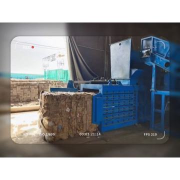 Enfardadeira automática de resíduos de papel para grande escala