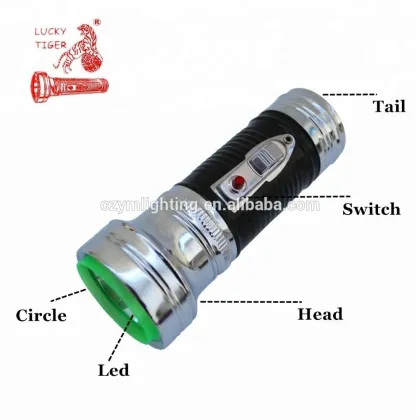 Lucky Brand World LED Powerful Flashlight - Tiger