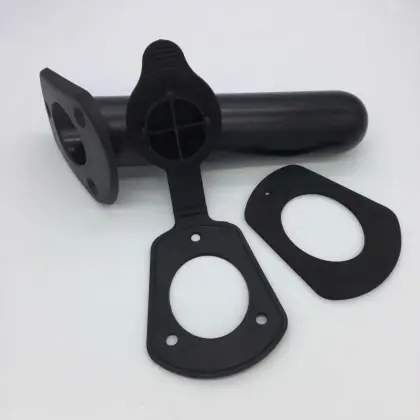 Small Fishing rod barrel on kayak