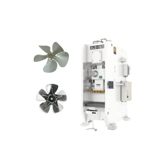 Single Press Station Semi-Closed Punching Stamping Power Press Machine for Metal Fan Blade Production Line