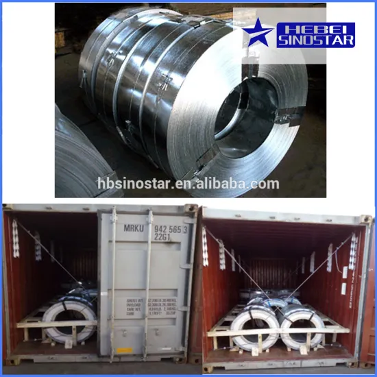 HR Galvanized steel strips Made in China