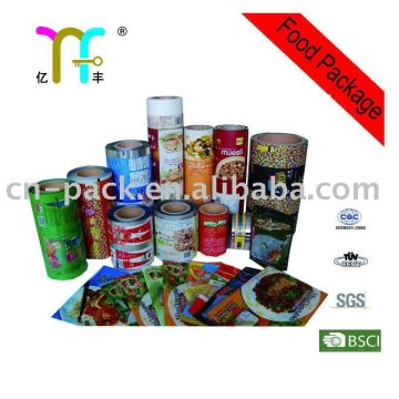 food package color printing plastic aluminium foil bag