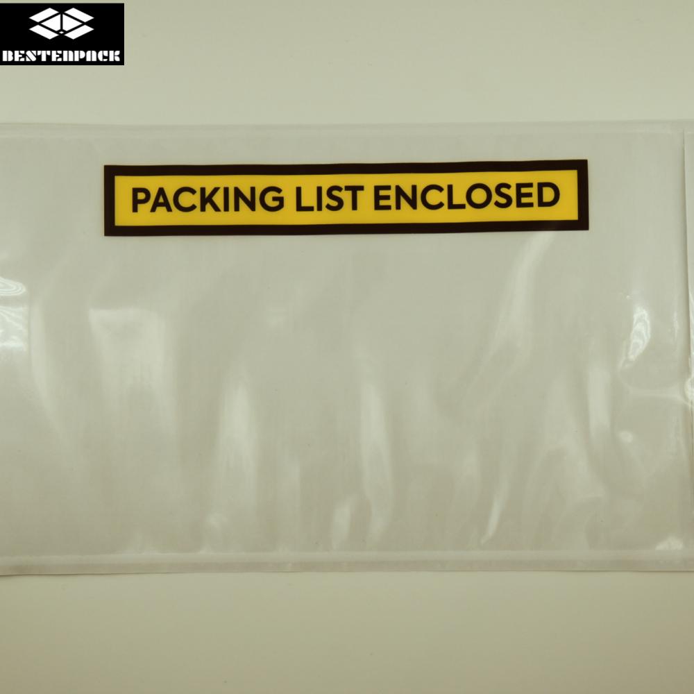 Category PL458 Packing List Envelopes 7 x 5 1/2 Blue Packing List Enclosed Panel Face