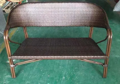 High-Quality Rattan Patio Furniture: Minimalist Outdoor Leisure Chairs and Benches for Sale