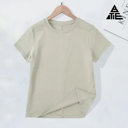 Lightweight Cooling Crew Neck Top for Hot Weather