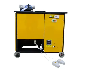 Fully-automatic rebar bending hoop machine
