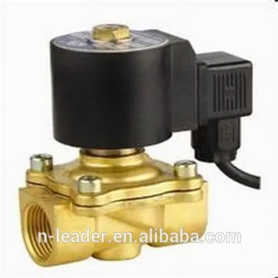 G1/8 brass solenoid valve 2W gas valve