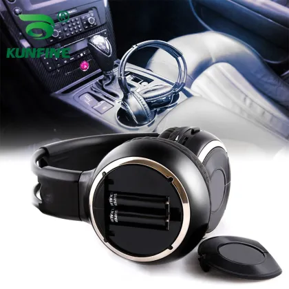 Universal Wireless Infrared IR Headphones For Ipad MP3 Earphone Car Stereo Auto Flip Down Car Monitor Dual Channel Headphones