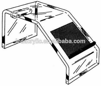 Acrylic Shoe Fitting Bench Shoes Changing Stool