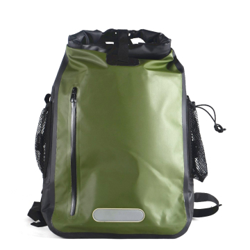 Black Waterproof Backpack for Men Hiking Adventure
