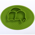 Custom Baby Ice Cream Shaped Silicone Plates