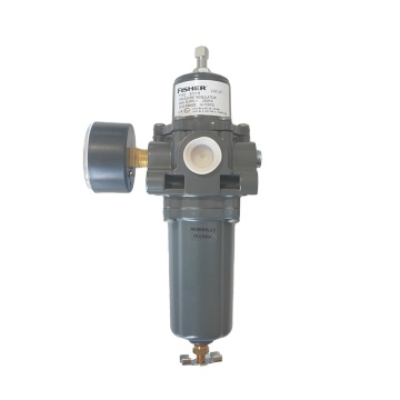 Details and Specifications of Fisher 1/2 NPT Aluminum Alloy 67DFR-24 Air Filtration Pressure Regulator