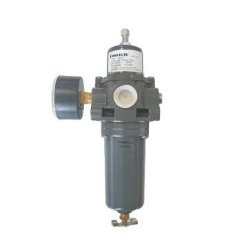 Details and Specifications of Fisher 1/2 NPT Aluminum Alloy 67DFR-24 Air Filtration Pressure Regulator
