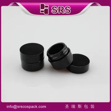 SRS free sample small luxury cosmetic jar , acrylic mini 5g cosmetic uv gel jar