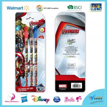 Avengers 3 Piece Gel Pen Set