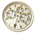 Matt Chronograph watch dial with CD pattern Subdials