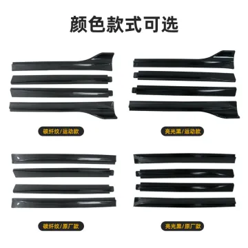 Tesla Model Y Custom Sports Side Skirts: Tailored Front & Rear Bumper Enhancements