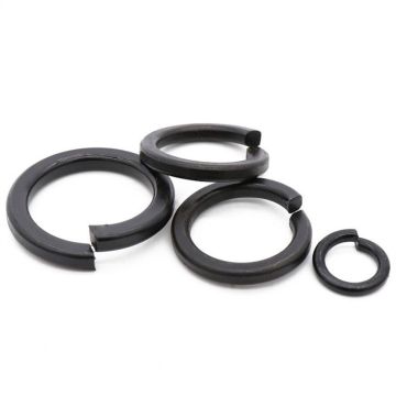 DIN127 spring lock washer black