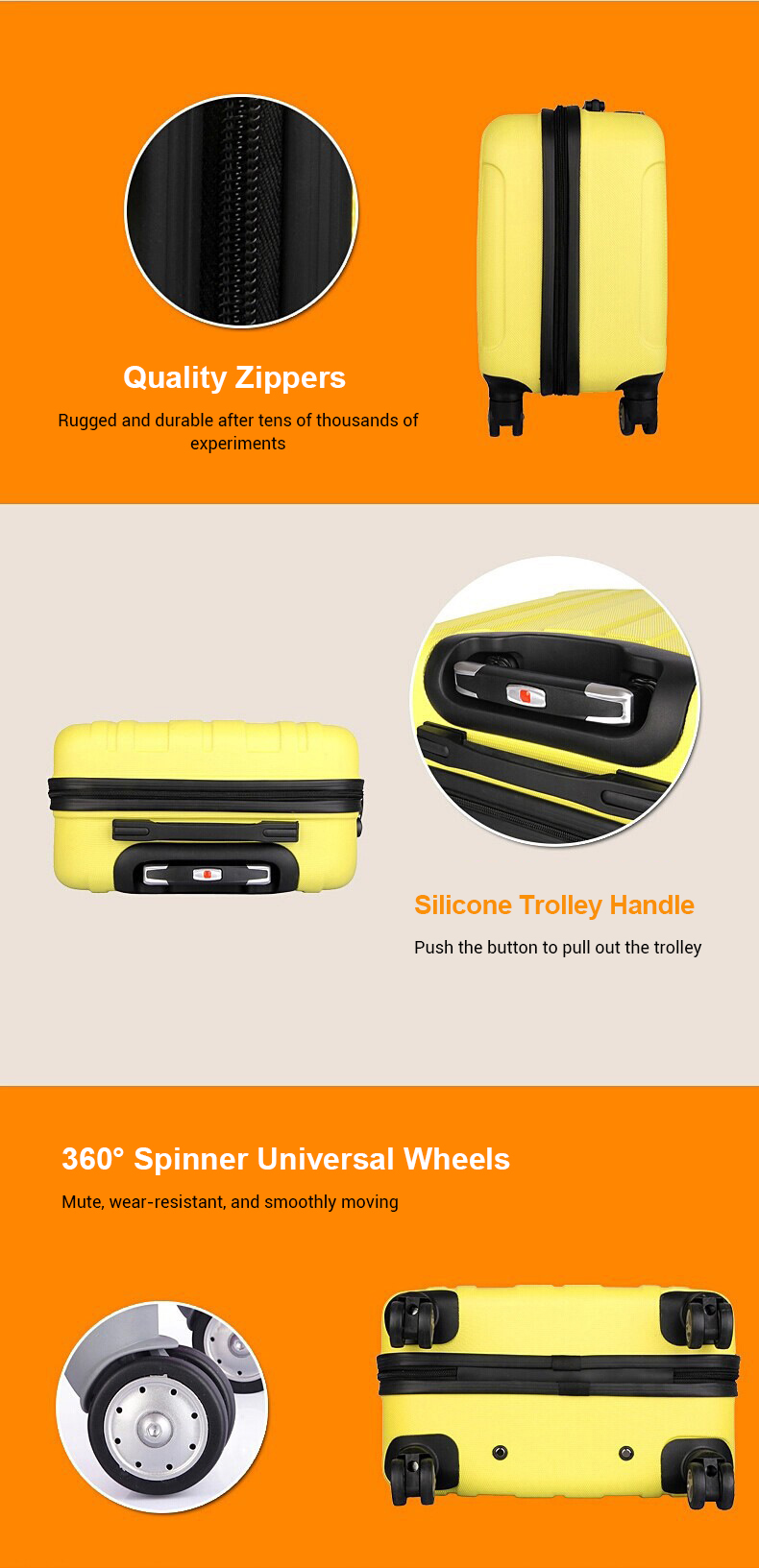 16" Child Travel Trolley Luggage