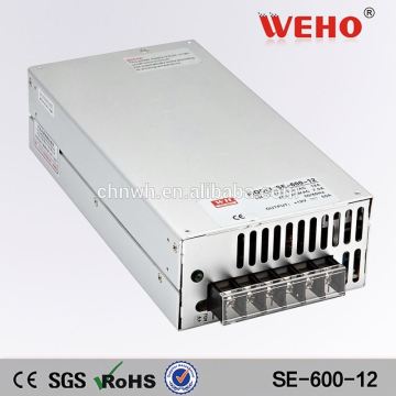 Factory outlet 600w industrial power supply ac 200v dc 12v 50amp power supply