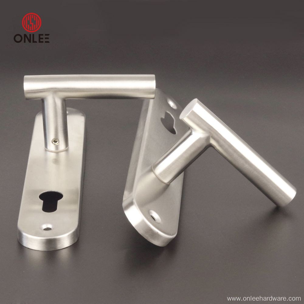 European Modern Style Stainless Steel Plate Handle