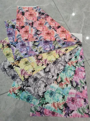 100% Polyester Bamei Colored Satin Fabric