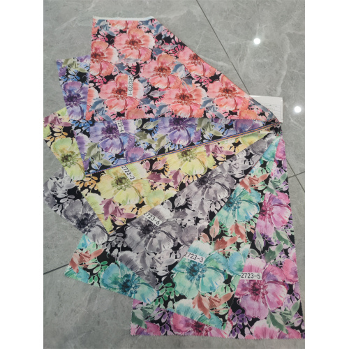 100% Polyester Bamei Colored Satin Fabric