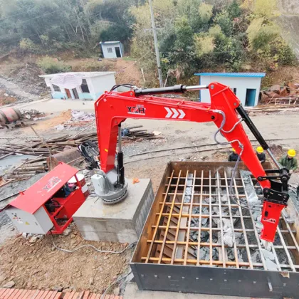 YZH stationary hydraulic rock breaker