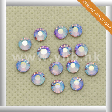 YHB Crystal Stone Austria hot fix rhinestone Rose AB ss6 ss10 ss16