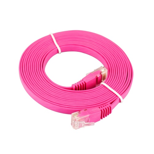 Cat5e Cat6 Flat Ethernet Cable With Snagless RJ45