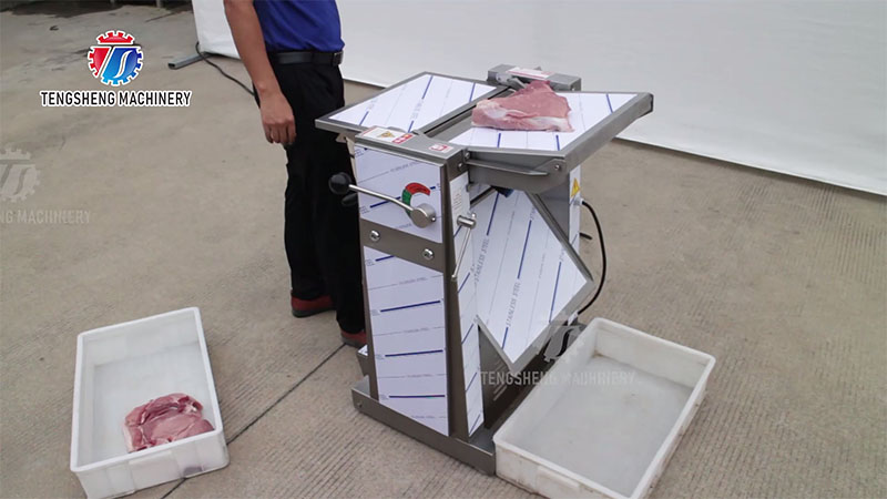 meat skinning machine