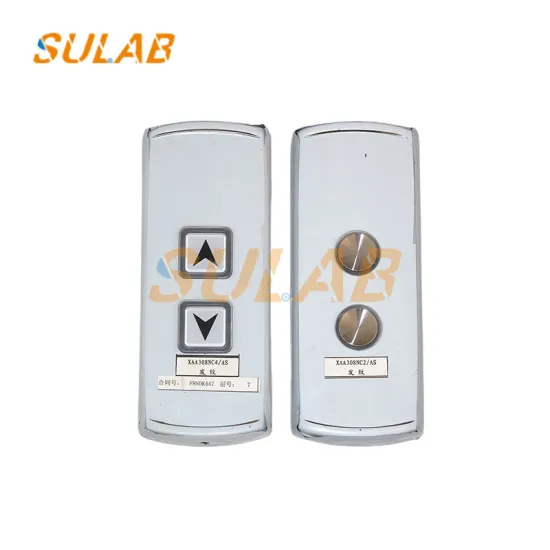 OT Elevator Stainless Steel Loft Panels and Buttons: XAA308NC2AS, XAA308NC4AS with BR27C and BR34C