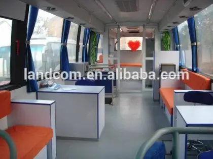 Blood mobile medical vehicles with HIGER chassis