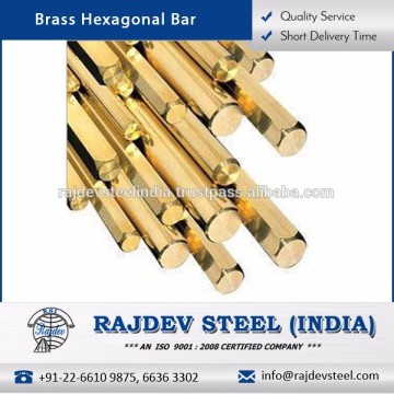 Cost Effective Low Maintenance Brass Hexagonal Bar