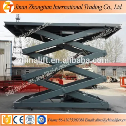 ZHONGTIAN OEM model stationary scissor lift platform home car elevator