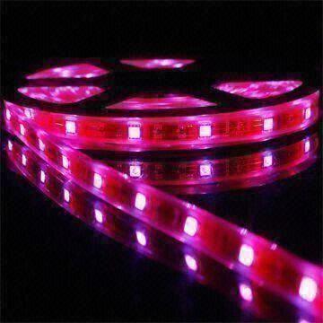 36W Waterproof Flexible LED Strip with Energy-Saving Super-Bright LED and 12/24V DC Input Voltage