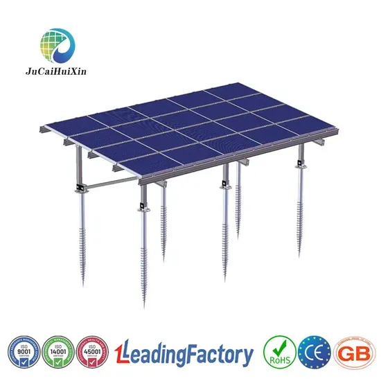 Jchx-CE Utility-Scale Galvanized Carbon Steel Solar Panel Ground Screw Mounting Bracket