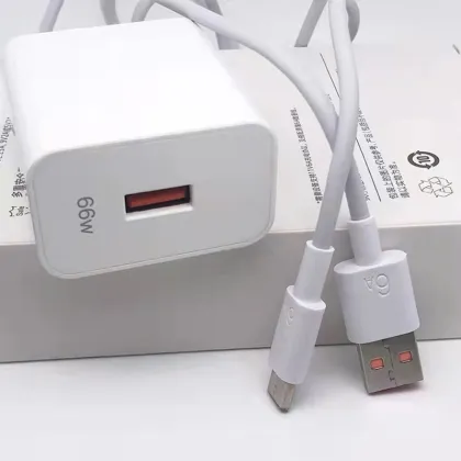 66W Fast Charging Adapter and Type C Cable for Huawei Mate40 - QC3.0 Compatible