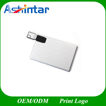 Slim Aluminium Flash Drive Memory Stick Card USB Disk