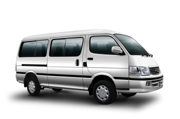 Jincheng 15 Seats Euro II Turbo Diesel Semi-High Roof Minibus (GDQ6501A2)