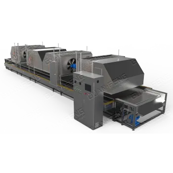Chicken Breast IQF Freezer Machine - Food Grade Tunnel Freezer for Fish with PLC Components