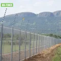Электрический забор с помощью импульсной сигнализации с анти -кражей