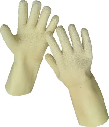 Latex palm coated nylon working gloves