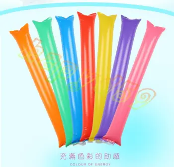 10pcs Inflatable Cheer Sticks cheerleaders Inflatable Stick Against Cheering Sticks Noise Maker ballon concert party Supplies