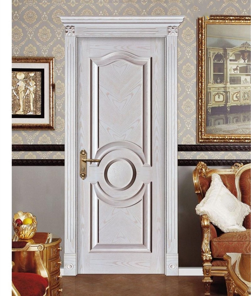 Modern Indoor White Primer Molded Door