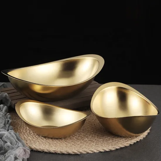 Korean Snack Fruit Food 304 Stainless Steel Mixing Bowl