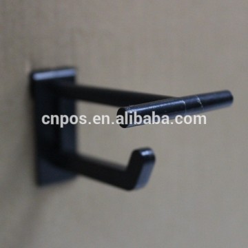 supermarket plastic double hooks for corrugated cardboard