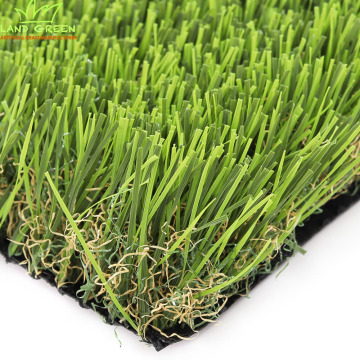 Tapis de gazon synthétique d'aménagement paysager de jardin de gazon artificiel